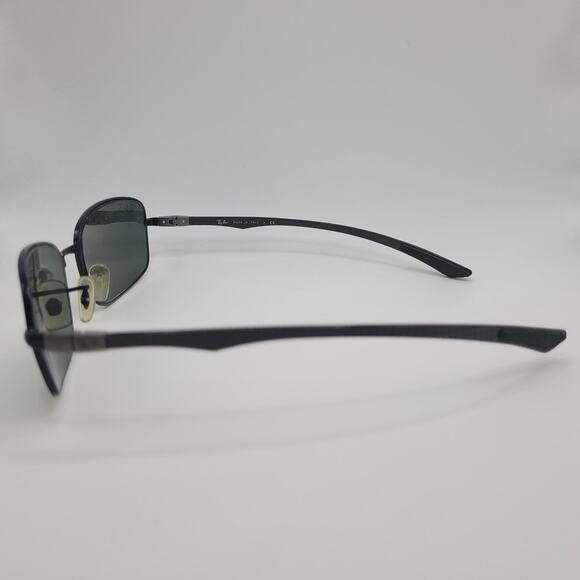 Ray-Ban Sunglasses Mens Black Green Polarized RB8308 Rectangular FRAMES ONLY - Picture 6 of 10